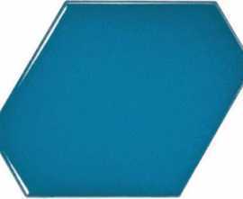 Настенная плитка SCALE BENZENE ELECTRIC BLUE (23834) 10.8x12.4 от Equipe Ceramicas (Испания)