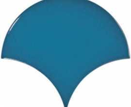 Настенная плитка SCALE Fan Electric Blue (23841) 10.6x12 от Equipe Ceramicas (Испания)