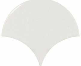 Настенная плитка SCALE FAN WHITE (21968) 10.6x12 от Equipe Ceramicas (Испания)