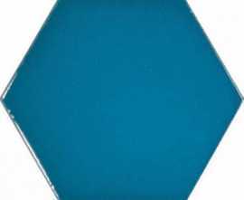 Настенная плитка SCALE Hexagon Electric Blue (23836)  10.7x12.4 от Equipe Ceramicas (Испания)