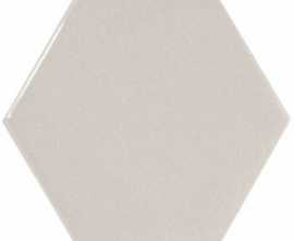 Настенная плитка SCALE HEXAGON LIGHT GREY (21912) 10.7x12.4 от Equipe Ceramicas (Испания)
