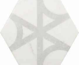 Напольная плитка CARRARA HEXAGON FLOW (23103) 17.5x20 от Equipe Ceramicas (Испания)