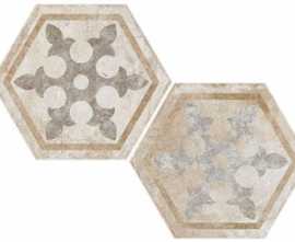 Керамогранит Deco Exagona(Esagona) Texture 1 nat.  34.5x40 от Fioranese Ceramica (Италия)