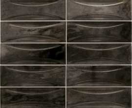 Настенная плитка HANOI ARCO BLACK ASH (30040) 6.5x20 от Equipe Ceramicas (Испания)