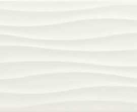 Настенная плитка Neutral White str.tide 3D (M01P) 25x38 от Marazzi Italy (Италия)