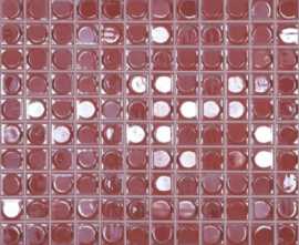 Мозаика Aura Soft Red (на сетке) красный 31.7x31.7 от Vidrepur (Испания)