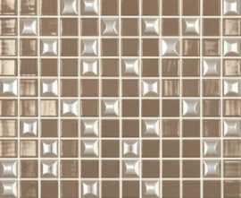 Мозаика Edna Mix №835 (на сетке) светло-коричневый 31.7x31.7 от Vidrepur (Испания)