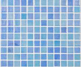 Мозаика Shell Mix Blue 551/552 (на сетке) 31.7x31.7 от Vidrepur (Испания)