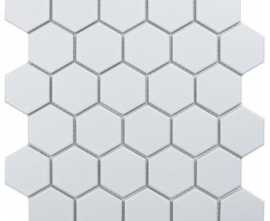 Мозаика Hexagon small White Matt (IDL1005) 27.2x28.2 от StarMosaic (Китай)
